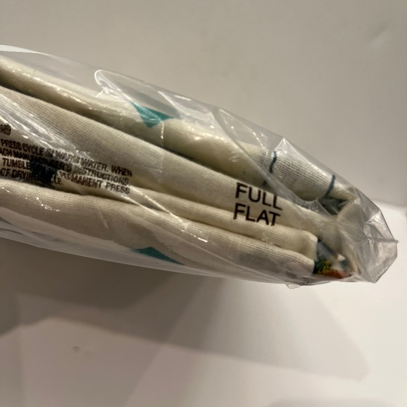 VINTAGE New 1970’s CANNON Duck Full Flat Sheet Cotton Fresh 81”x96” Mallard. - Picture 4 of 12